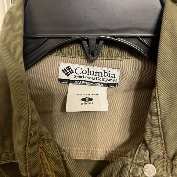 Columbia Green Cargo Jacket - Picture 1 of 14